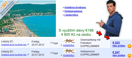 bulharsko dovolena 4 800 Kč