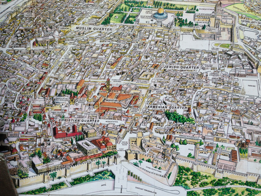 Mapa Starého Města (Jeruzalém)
